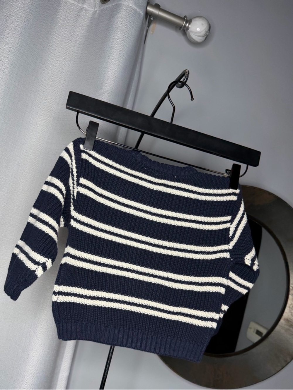NWT Zara Kids Girls STRIPED KNIT HELLO KITTY SANRIO PATCH SWEATER Size 1.5 - Picture 6 of 8